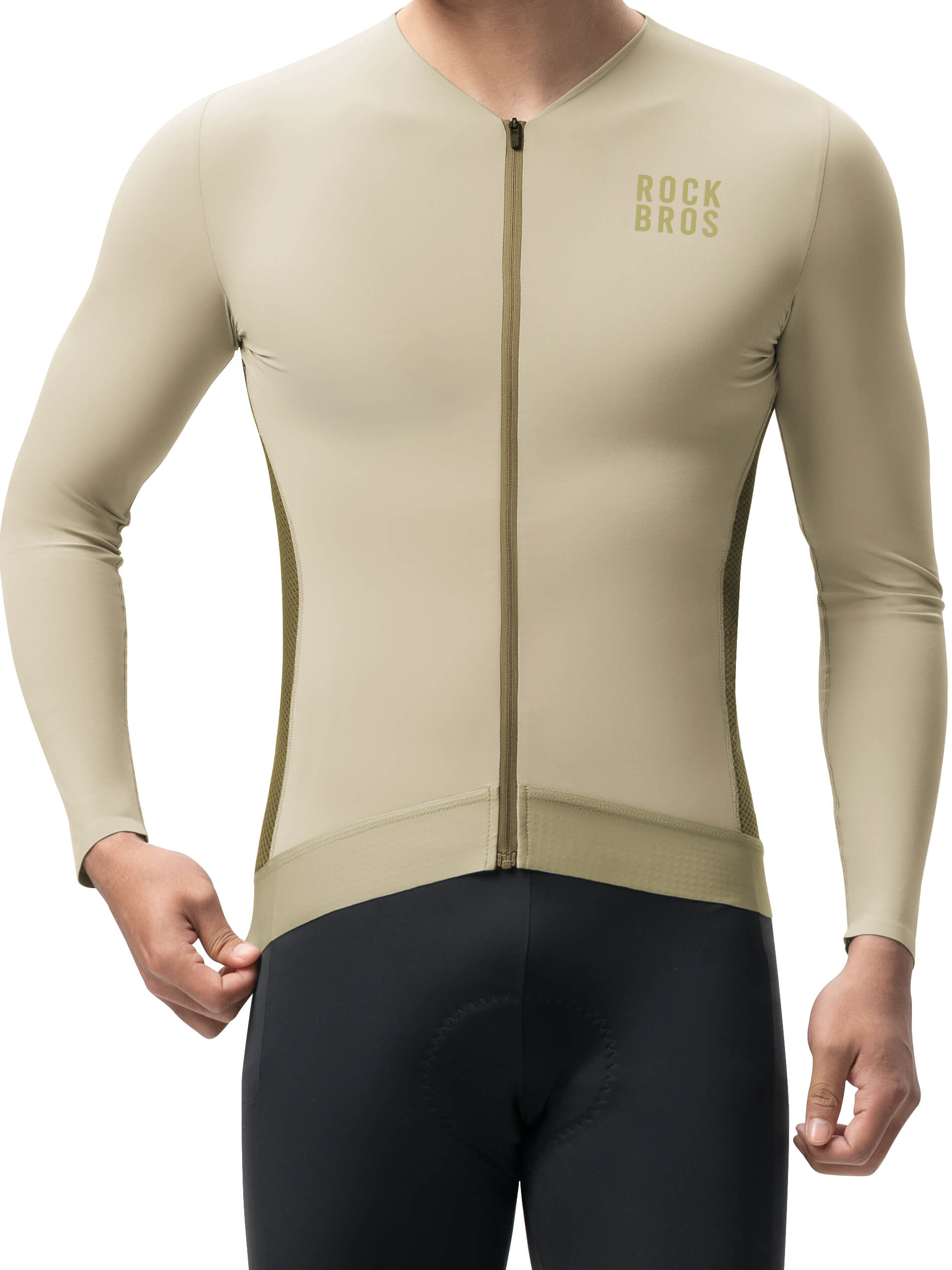 Men's Colorblock Long-Sleeve Cycling Jersey