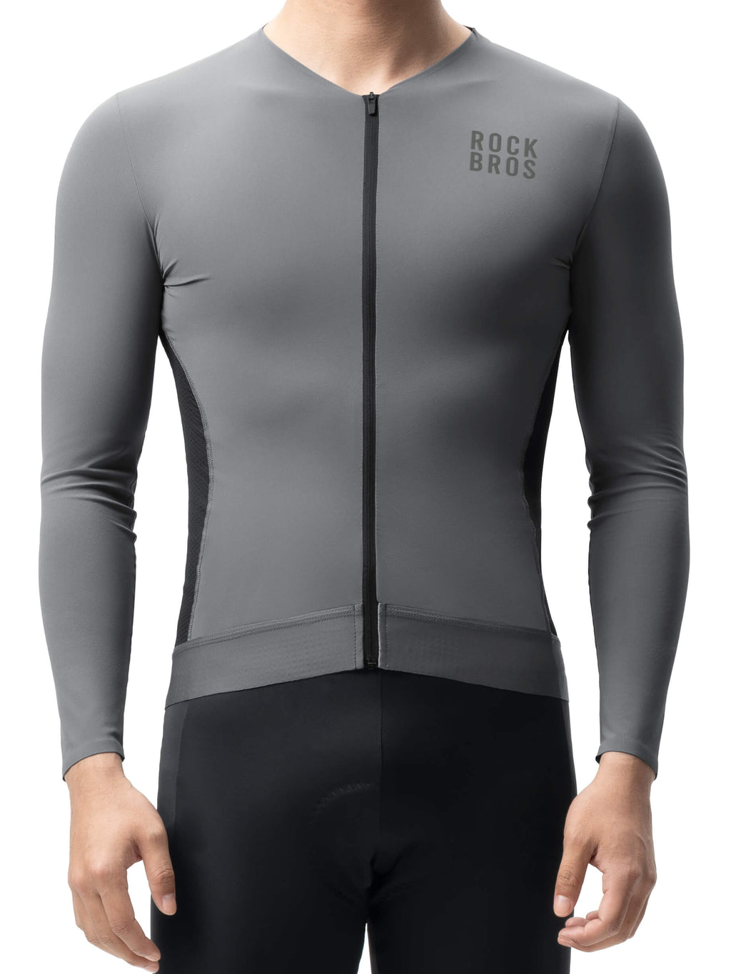 Men's Colorblock Long-Sleeve Cycling Jersey