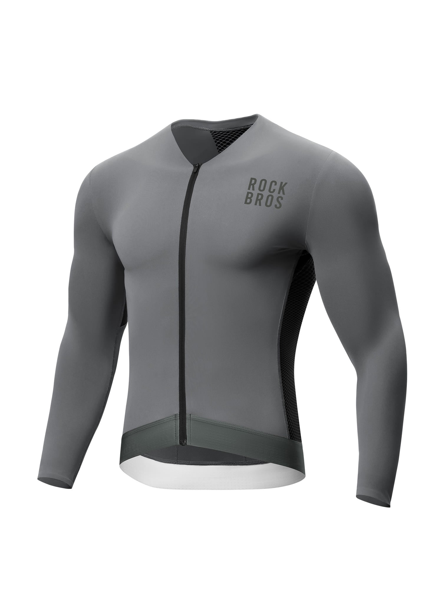 Men's Colorblock Long-Sleeve Cycling Jersey