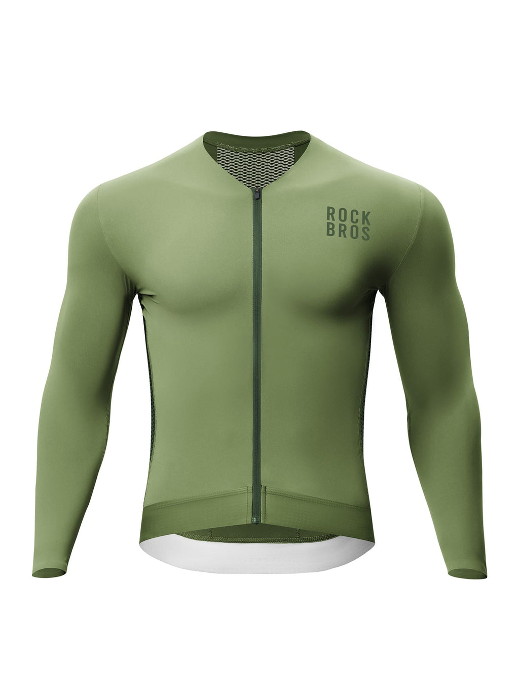 Men's Colorblock Long-Sleeve Cycling Jersey