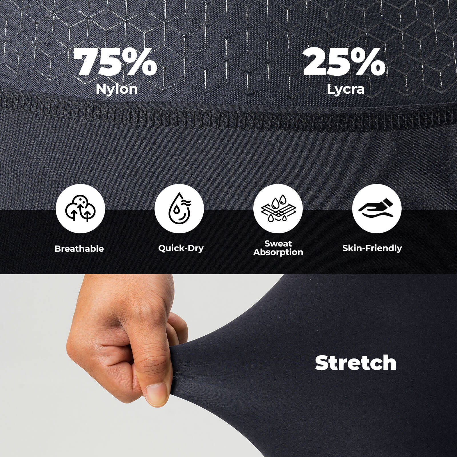 Men's Elastic Interface® Cycling Waist Shorts