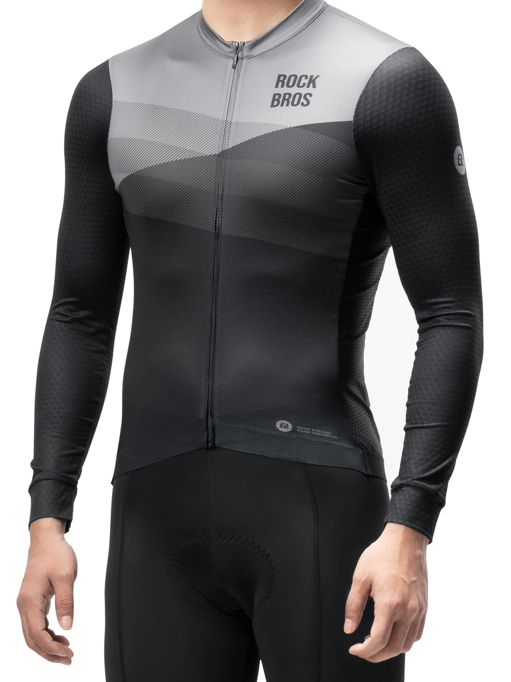 Men's Quick-Dry Long-Sleeve Cycling Jersey