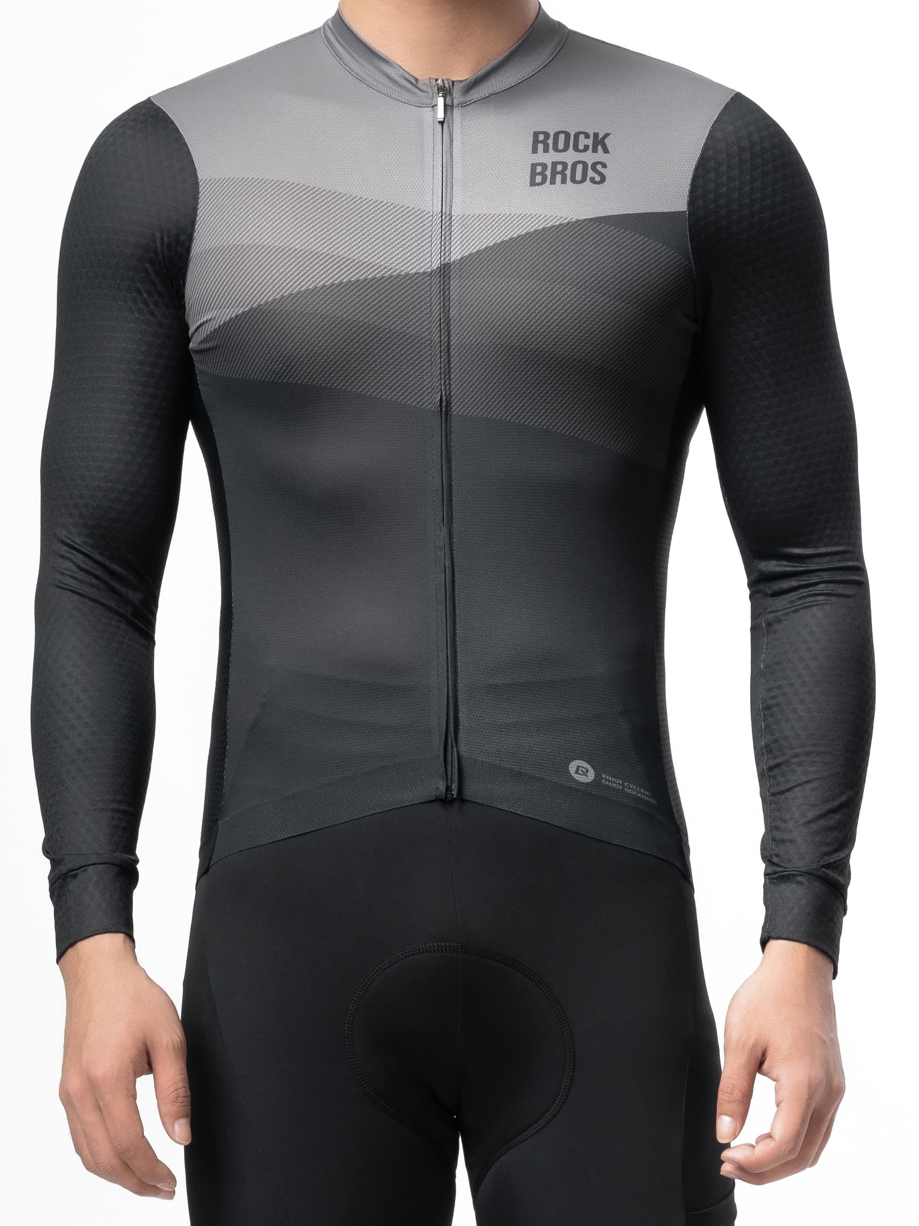 Men's Quick-Dry Long-Sleeve Cycling Jersey