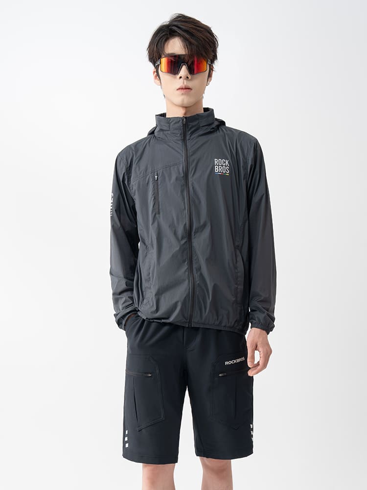 Men's ROAD-TO-SKY Lightweight Cycling Windbreaker