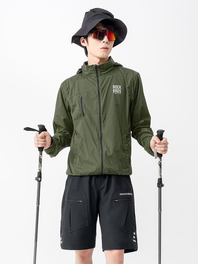 Men's ROAD-TO-SKY Lightweight Cycling Windbreaker