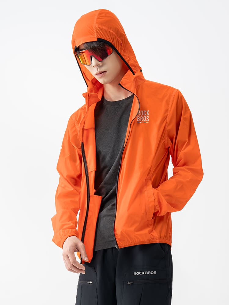 Men's ROAD-TO-SKY Lightweight Cycling Windbreaker