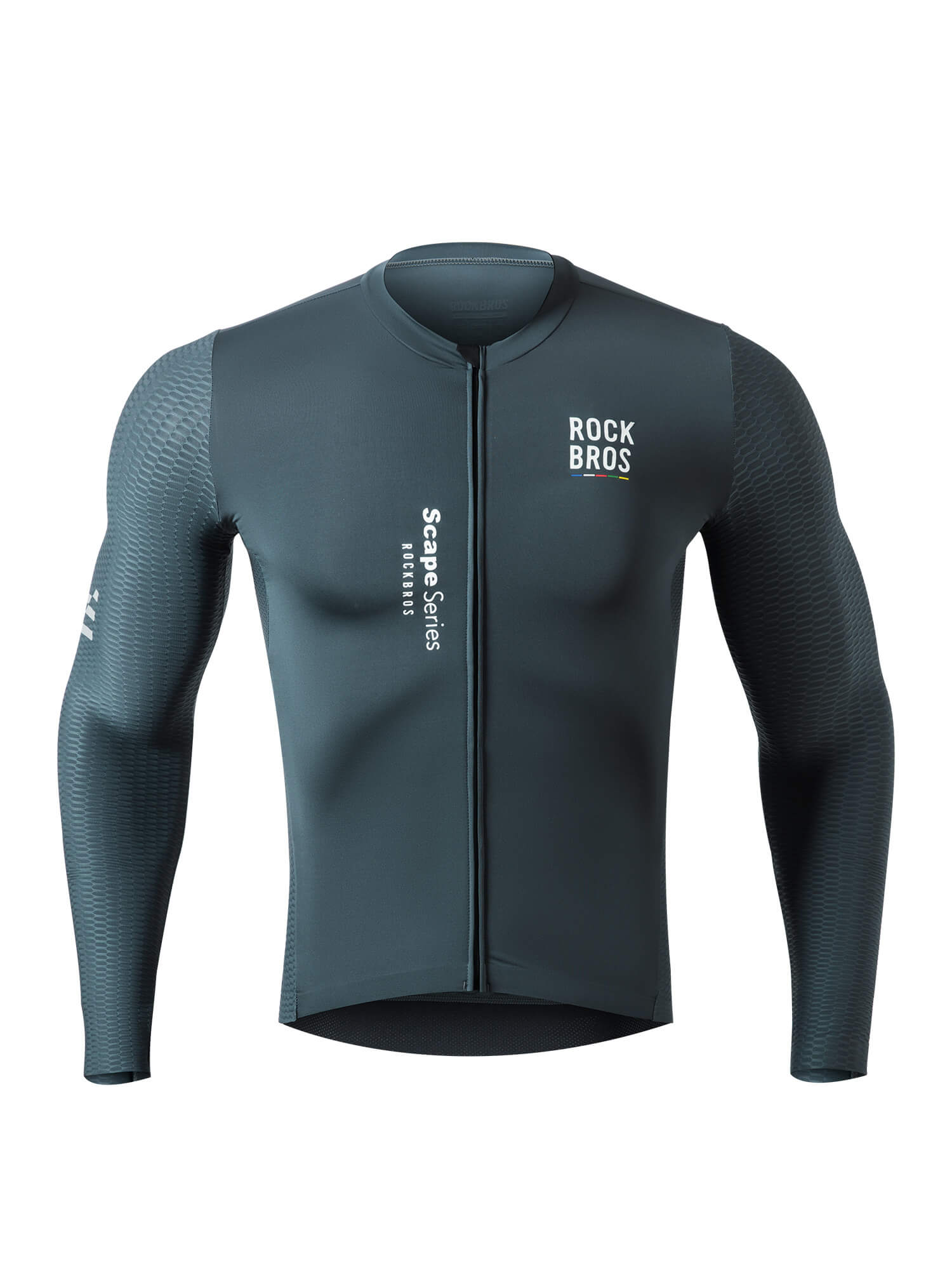 Men's ROAD-TO-SKY Quick-Dry Long-Sleeve Cycling Jersey