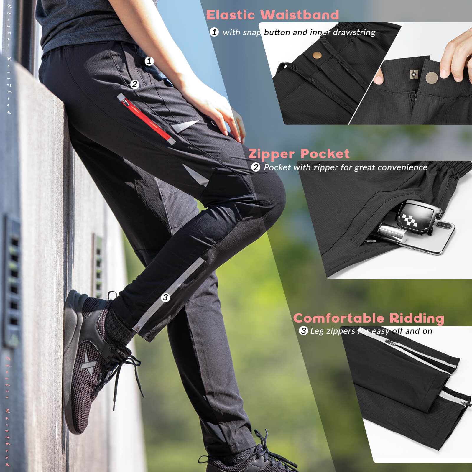 Men’s Breathable Cycling Pants High Stretch