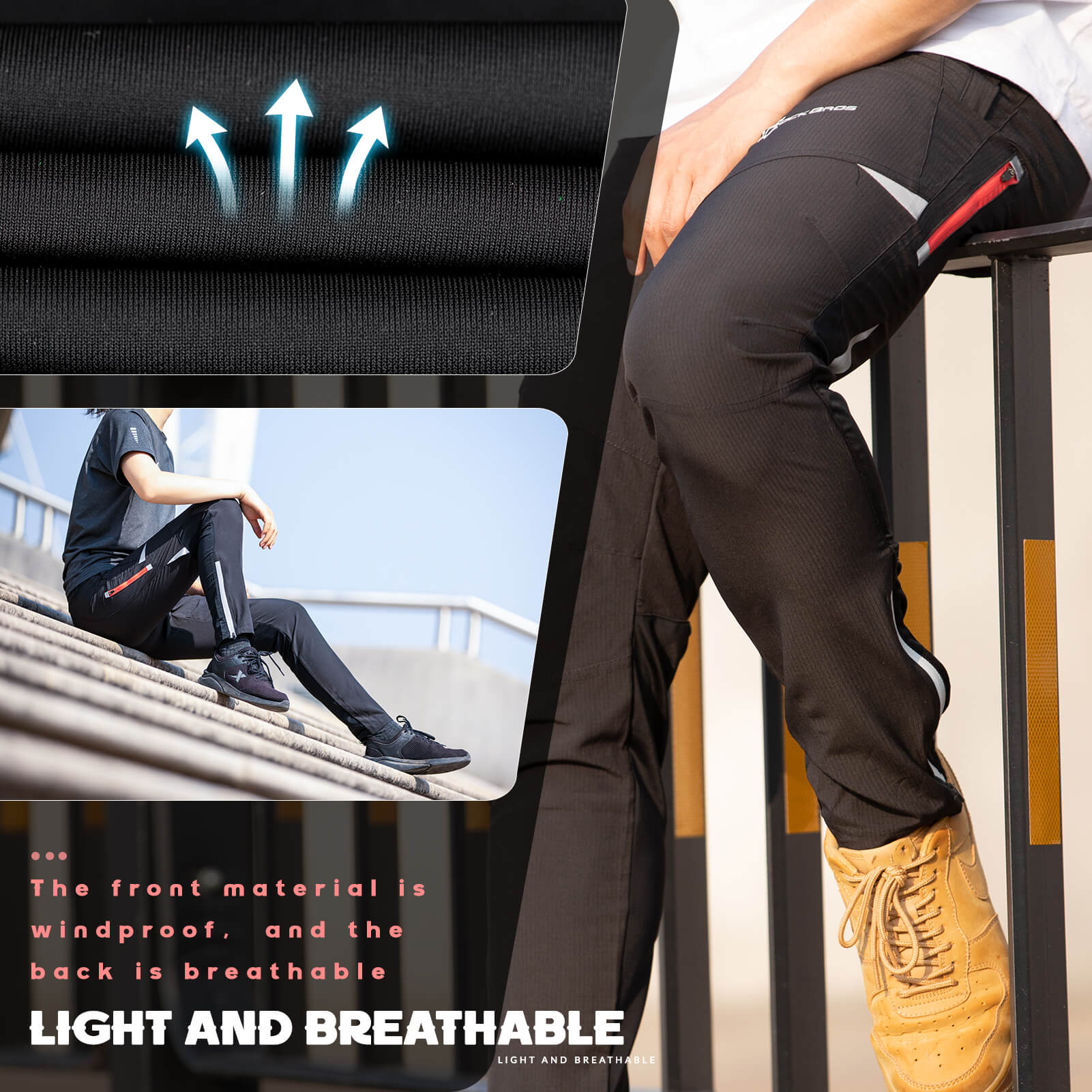 Men’s Breathable Cycling Pants High Stretch
