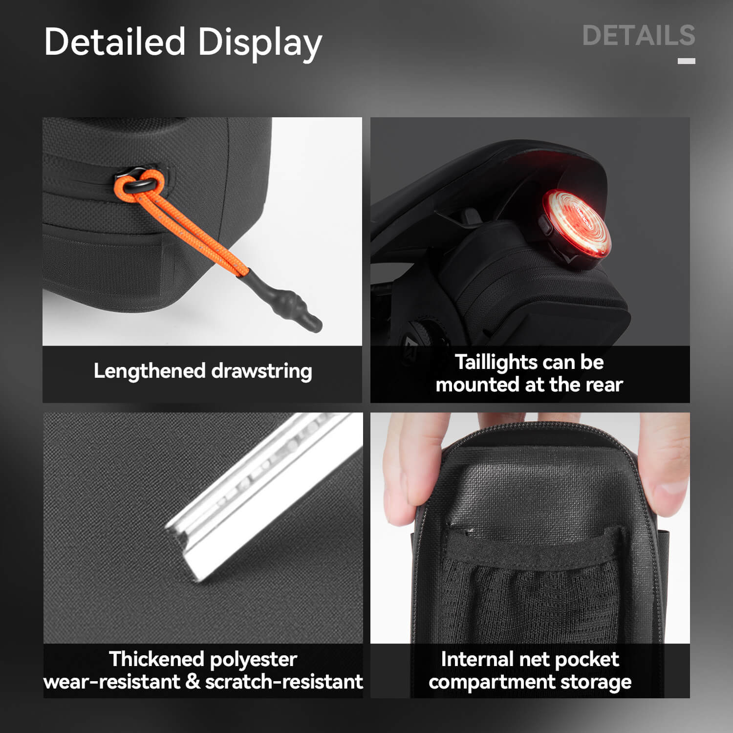 Multifunctional Saddle Bag