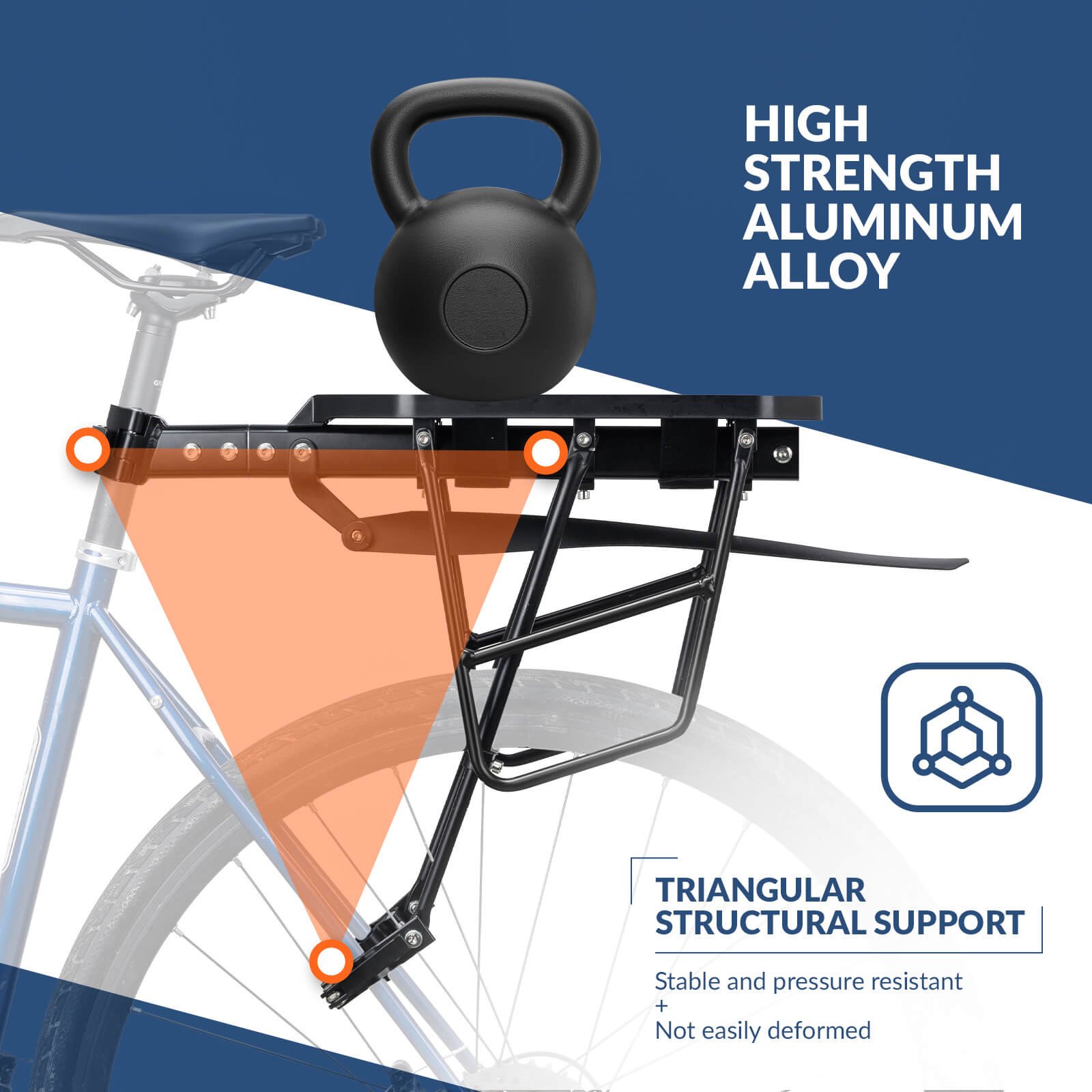 Quick Release Bike Rear Rack