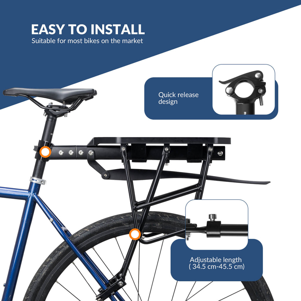 Quick Release Bike Rear Rack