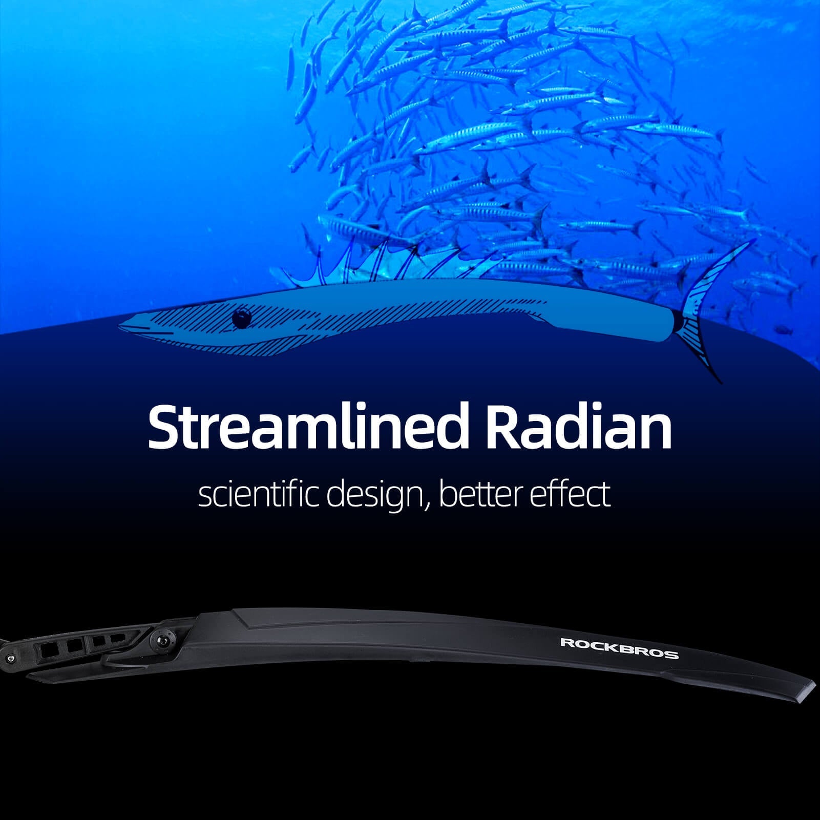 Adjustable Mountain Bike Fender Set