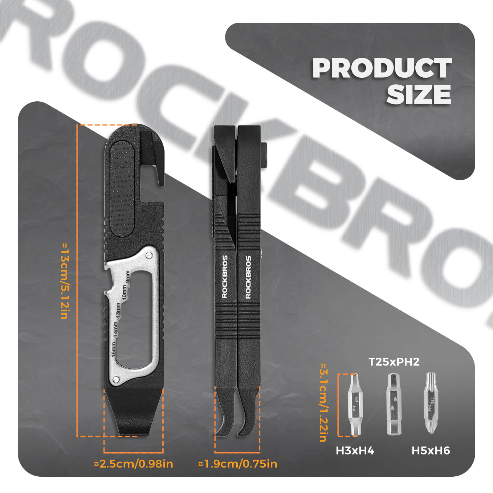 Ratchet Bike Tire Lever Set