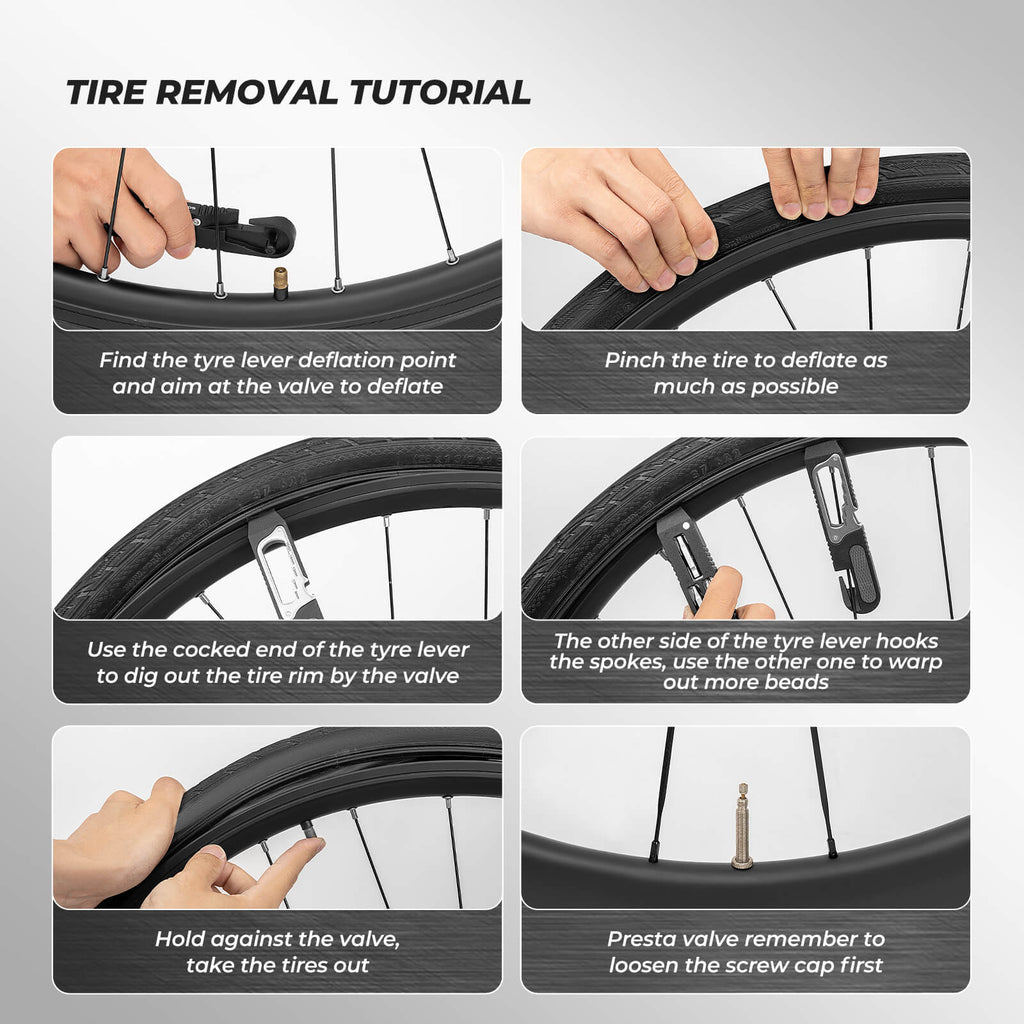 Ratchet Bike Tire Lever Set