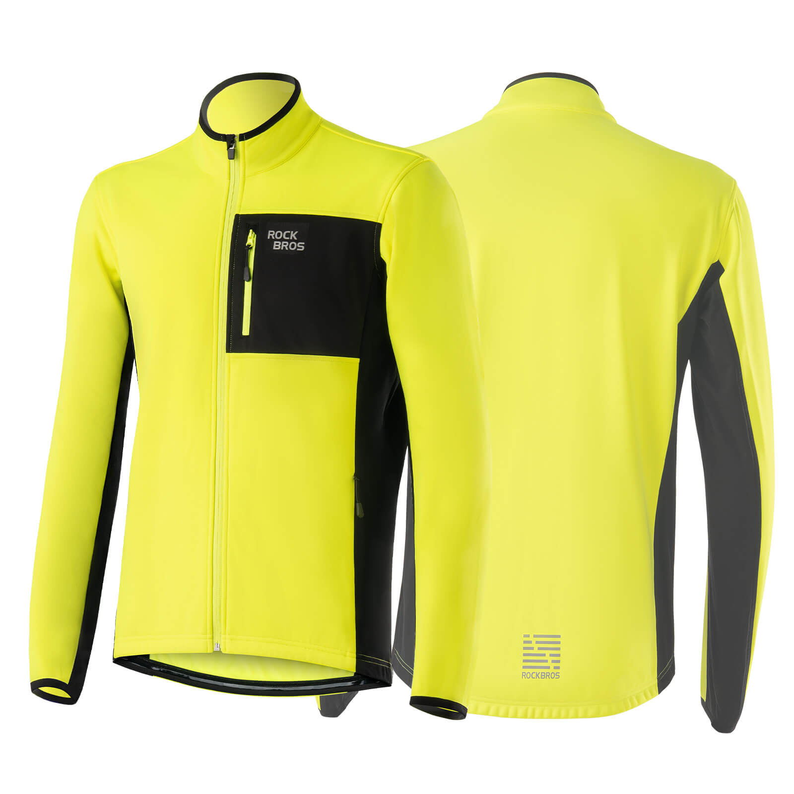 Unisex Reflective Thermal Cycling Jacket