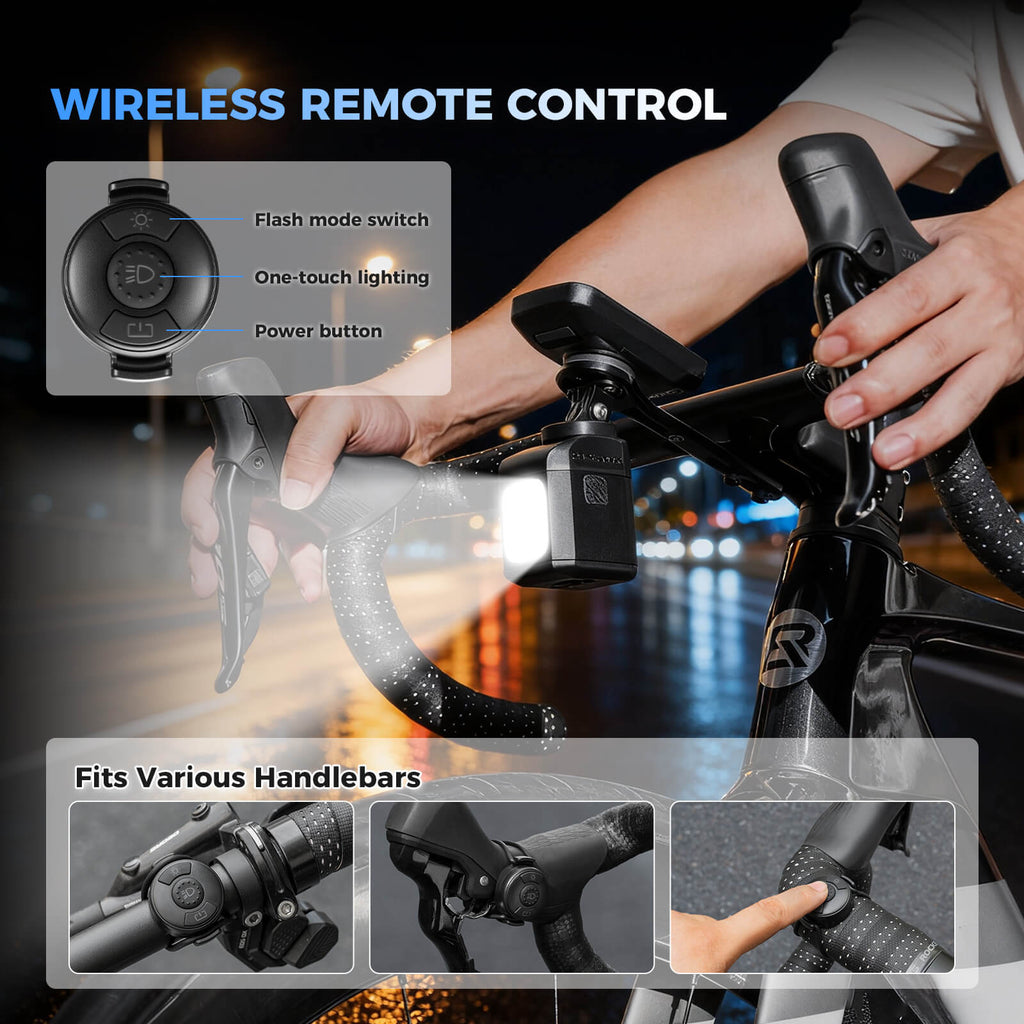 M8 Handlebar Mounted Smart Bike Front Light