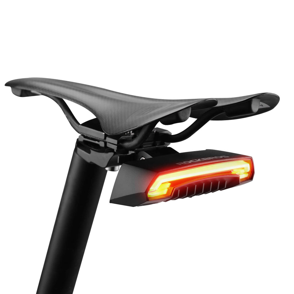 Smart Bike Tail Light with Remote Turn Signals & Laser