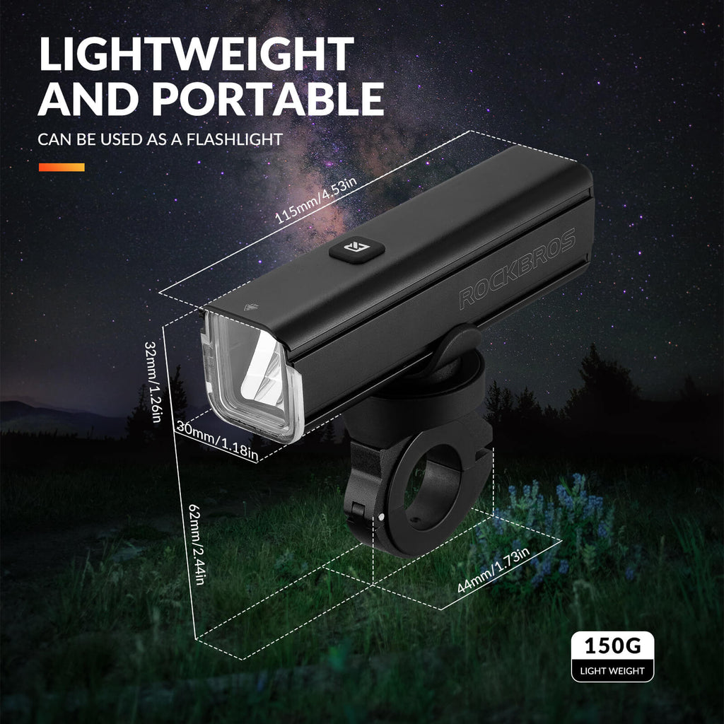 RHL1000 Bike Front Light Waterproof Bike Light