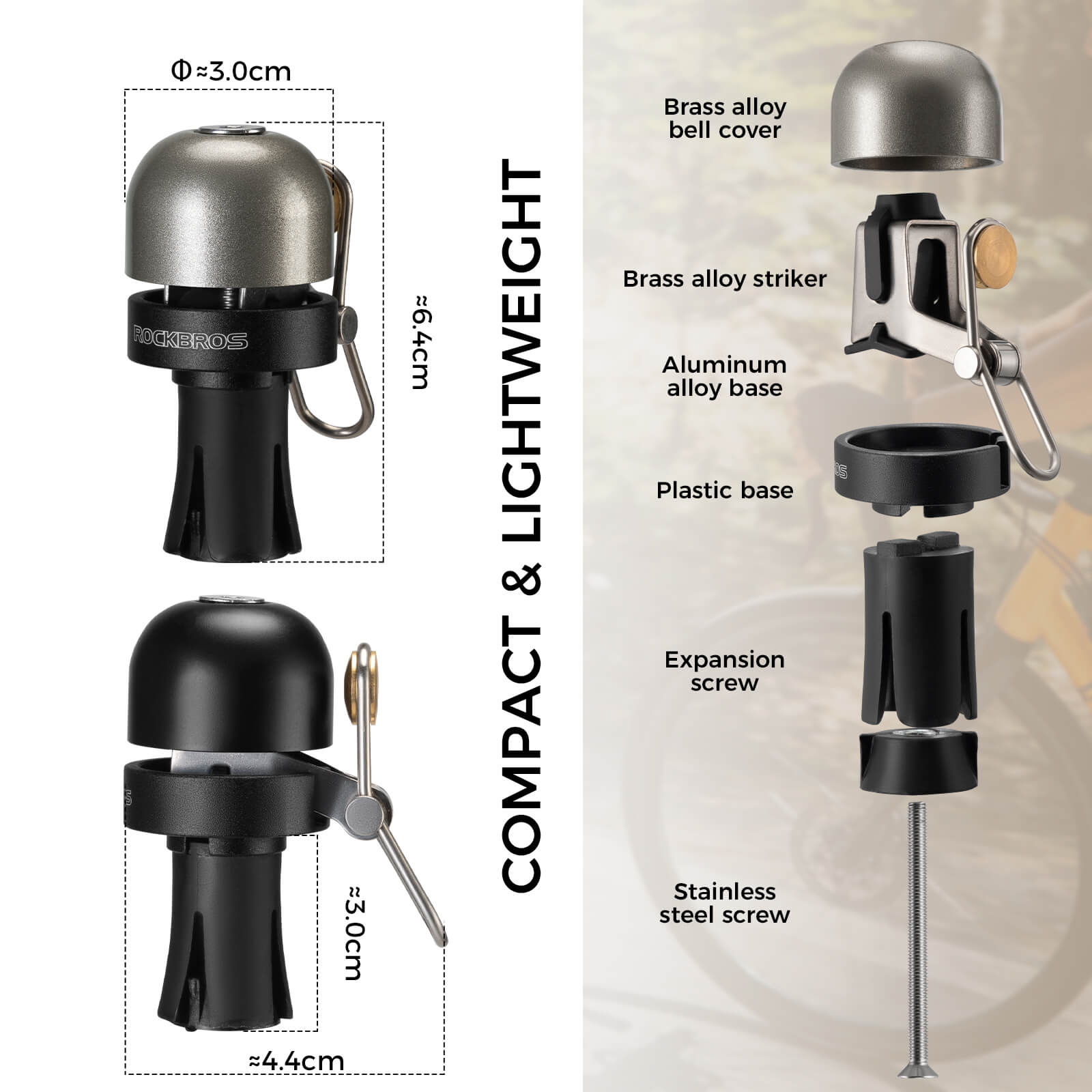 Aluminum Bike Handlebar Bell