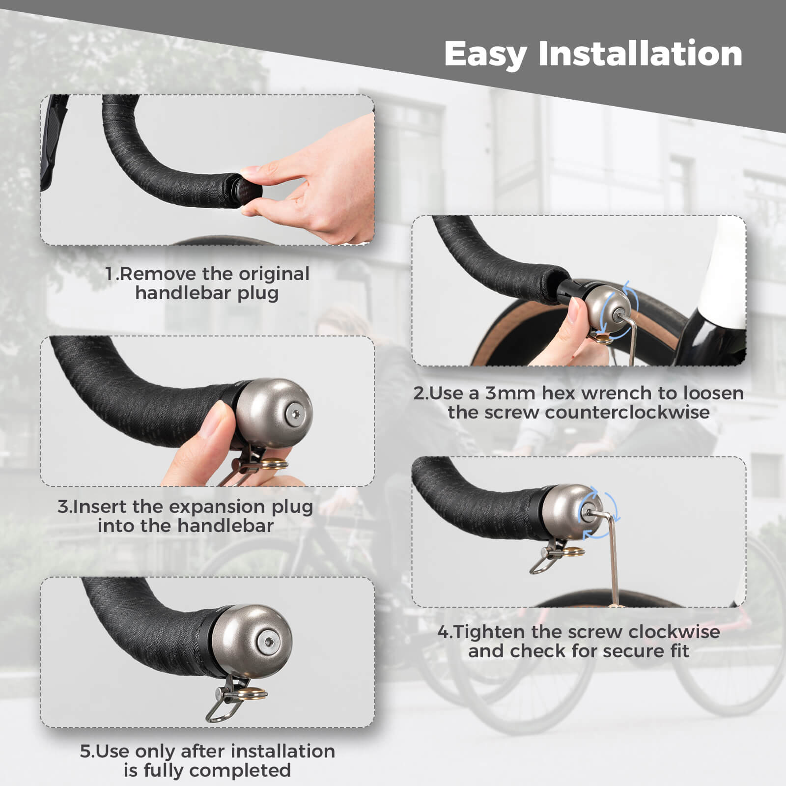 Aluminum Bike Handlebar Bell