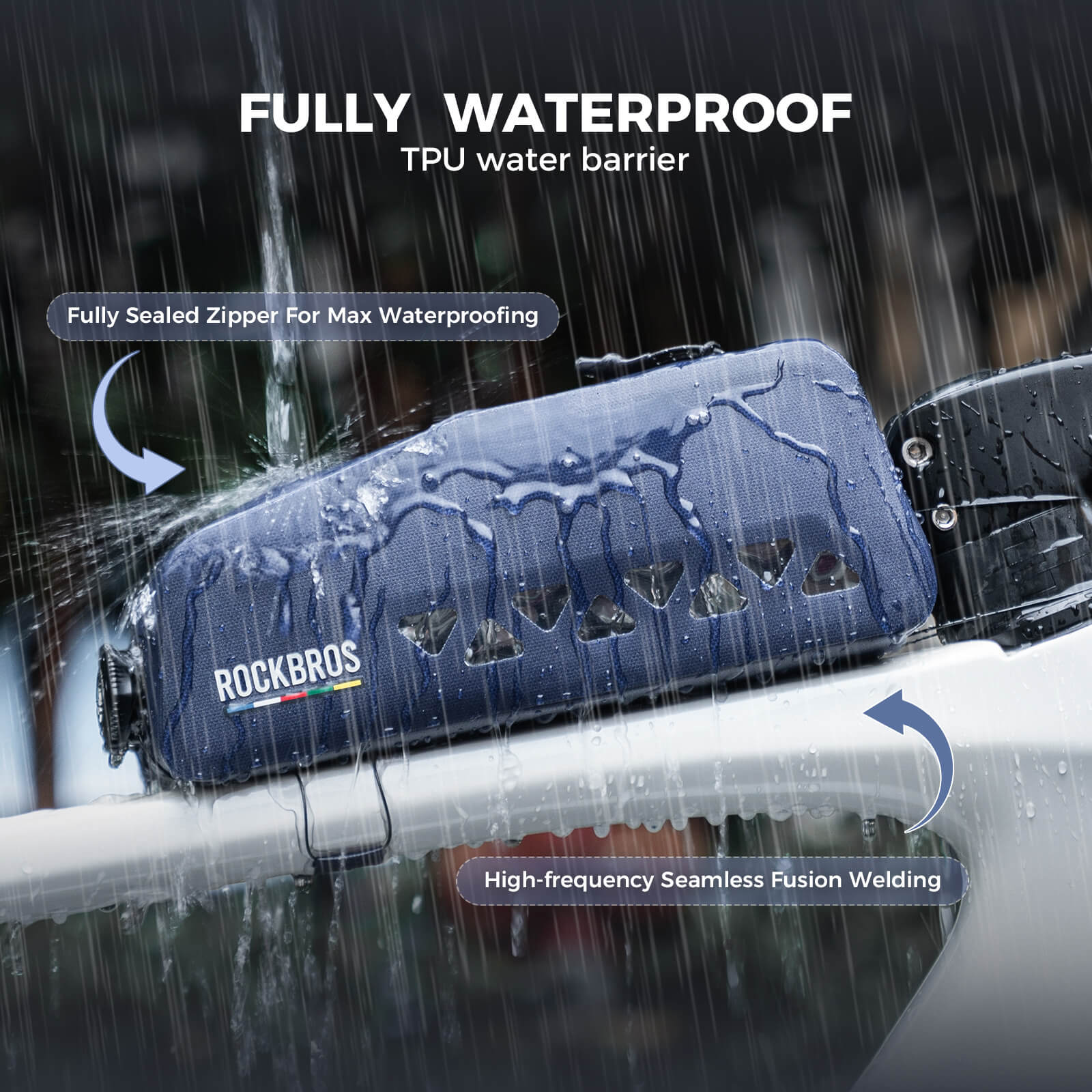 Road To Sky Bike Frame Bag 100% Waterproof