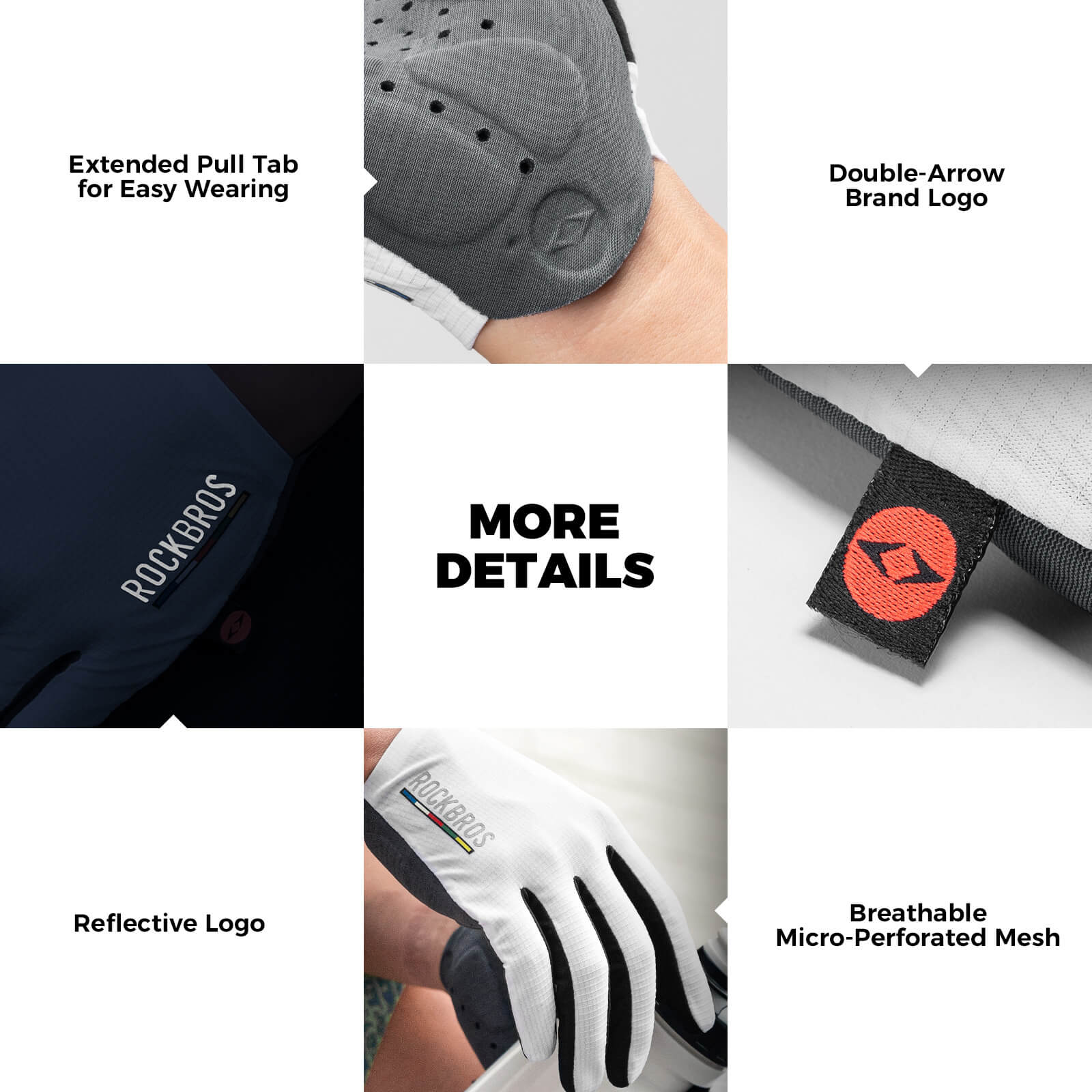 ROAD TO SKY Elastic Interface® Long Finger Cycling Gloves