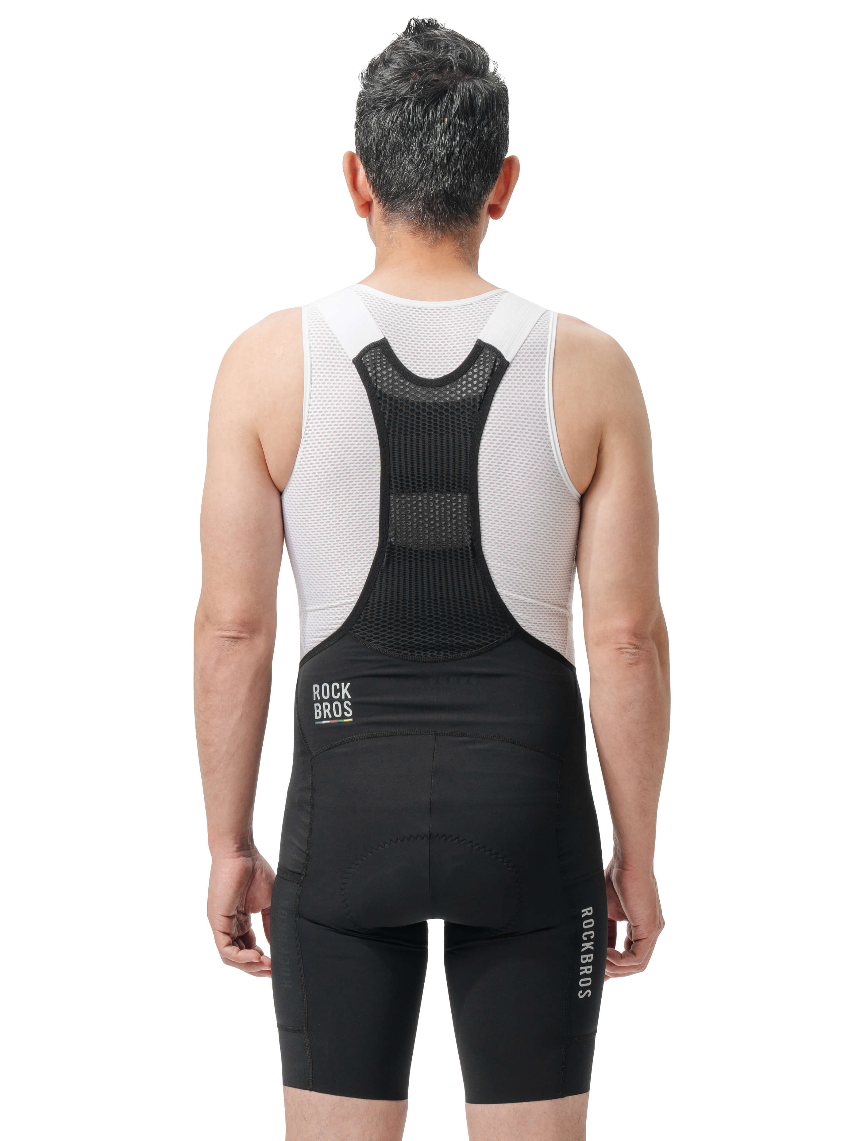 Men's ROAD-TO-SKY Bib Cycling Shorts With Elastic Interface® Pad