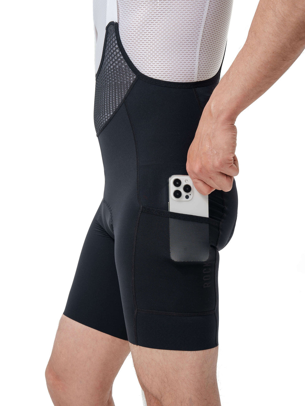 Men's ROAD-TO-SKY Bib Cycling Shorts With Elastic Interface® Pad