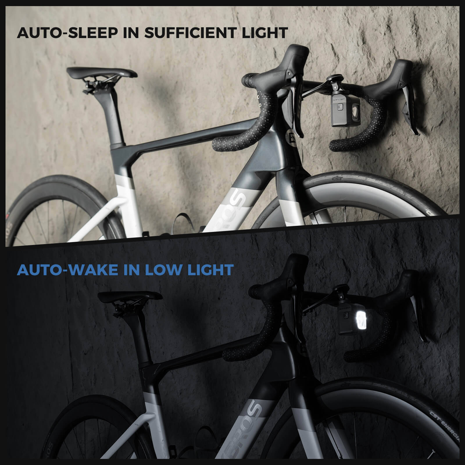 M8 Handlebar Mounted Smart Bike Front Light