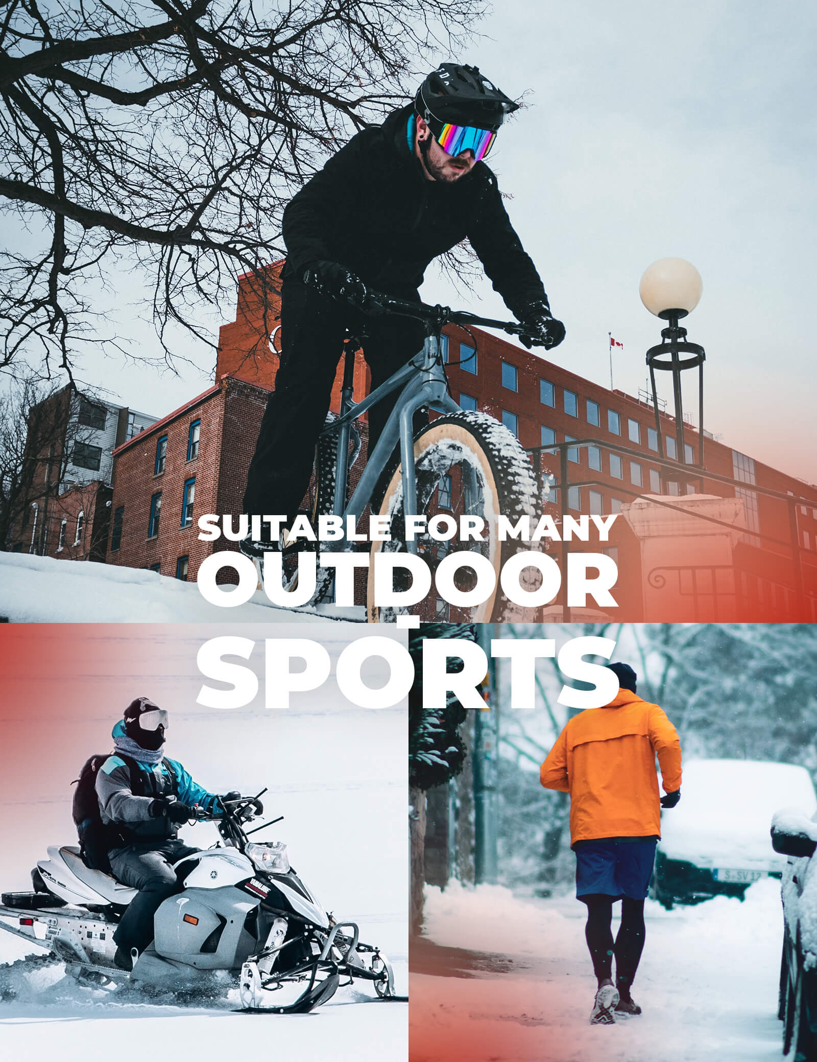 Unisex Thermal Winter Cycling Jacket