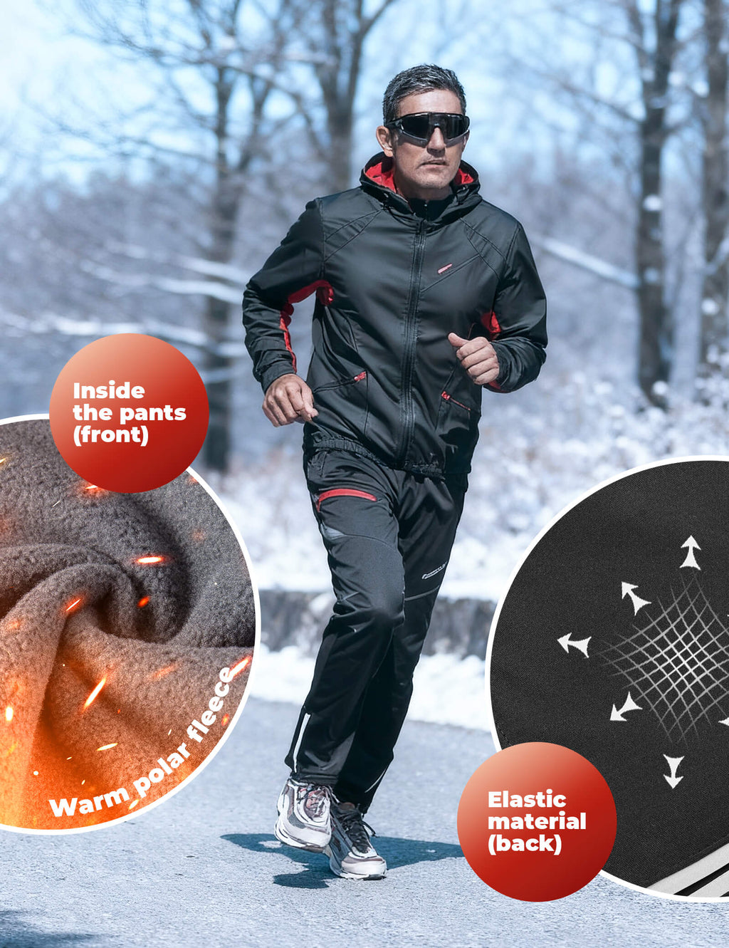 Unisex Thermal Winter Cycling Jacket