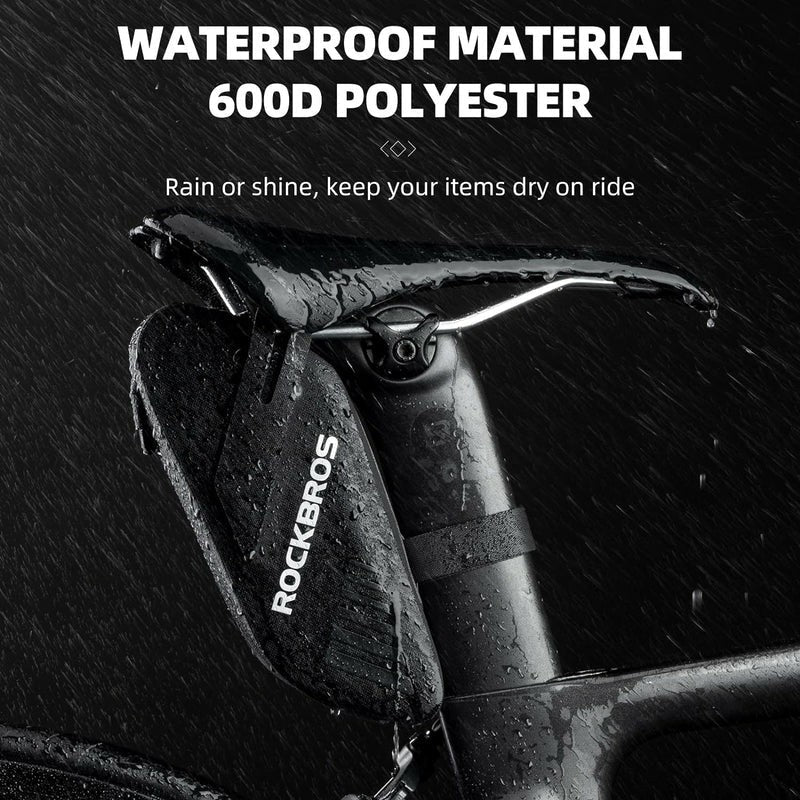 Waterproof Bike Saddle Bag - 0.6L