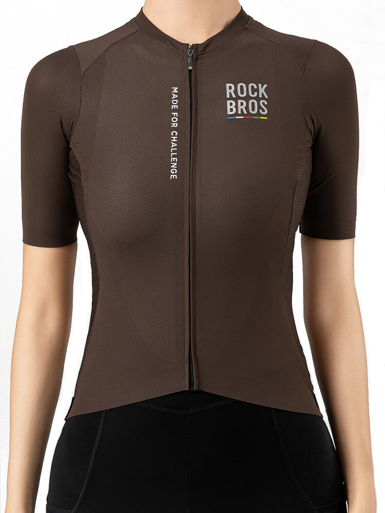 Women's ROAD-TO-SKY Quick-Drying Short-Sleeve Cycling Jersey