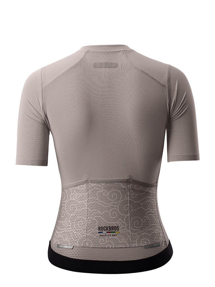 Women's ROAD-TO-SKY Quick-Drying Short-Sleeve Cycling Jersey