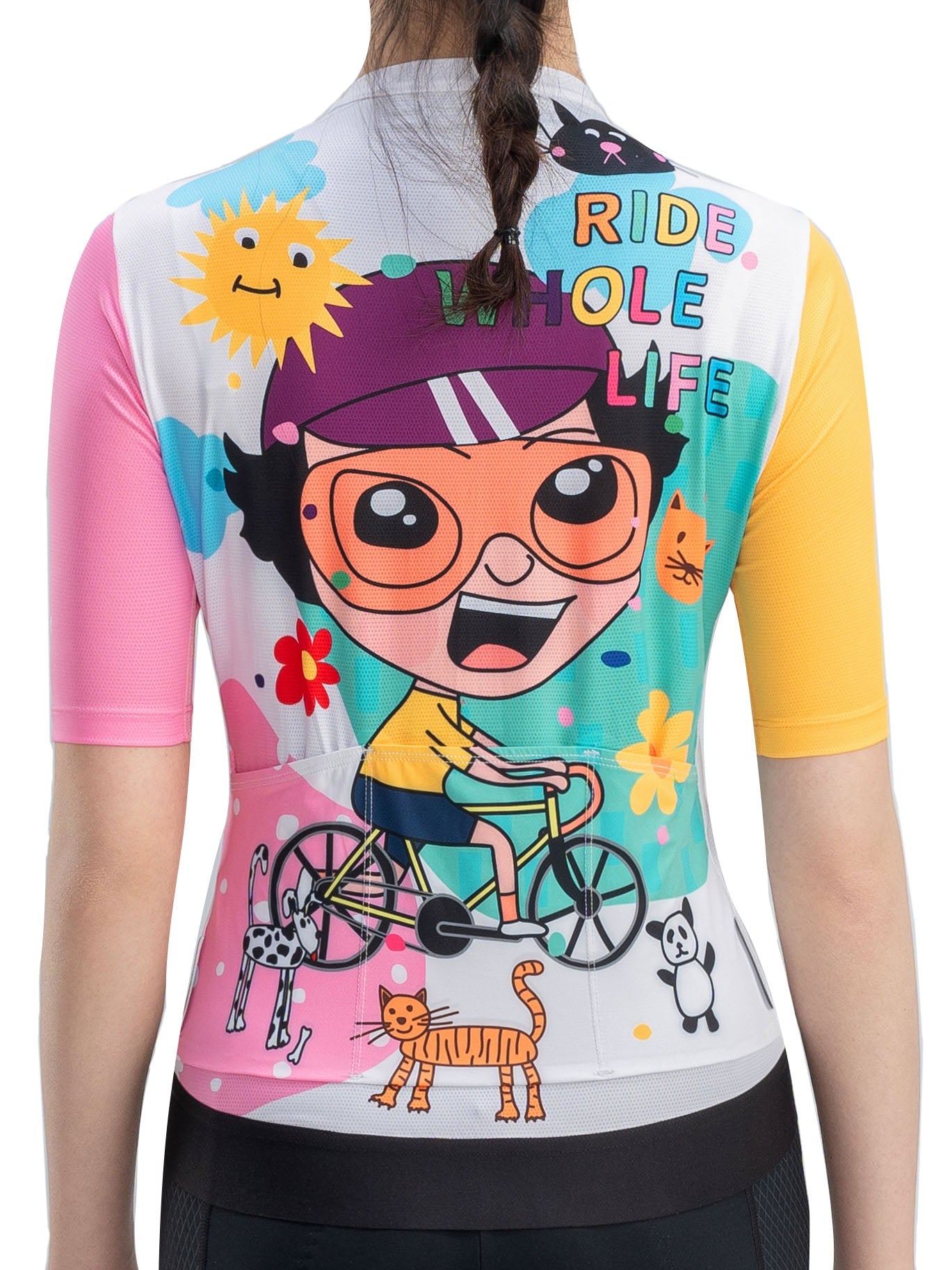 Women's TVI Vibrant Vacation Short-Sleeve Cycling Jersey