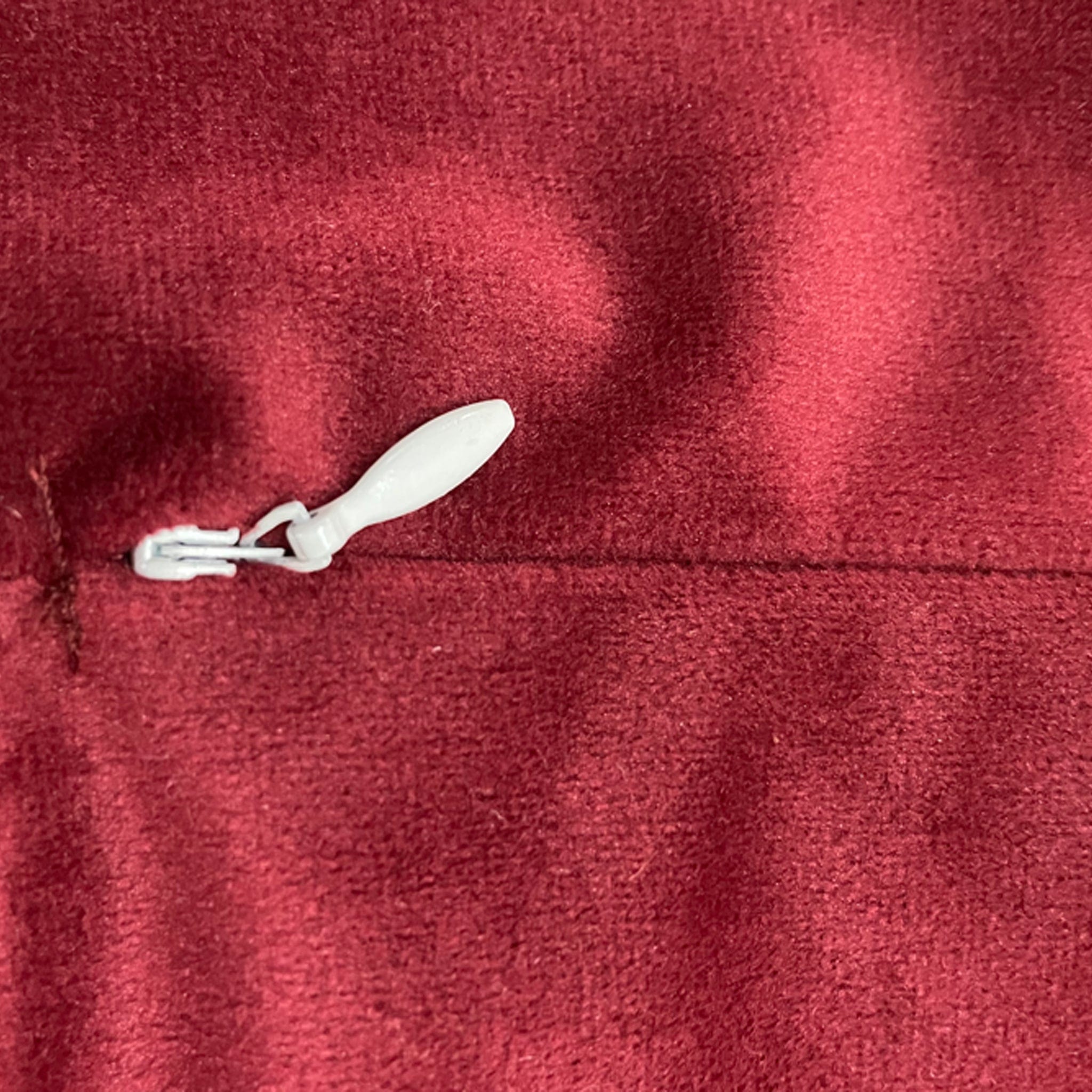 Velvet Burgundy Red Chair and Ottoman Covers, Compatible with IKEA Poang