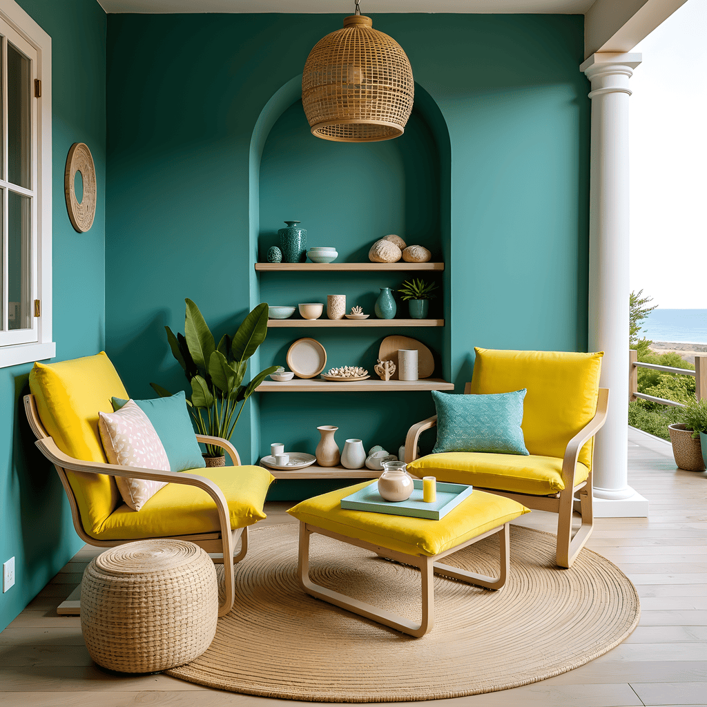 Bright Yellow Chair and Ottoman Covers, Compatible with IKEA Poang