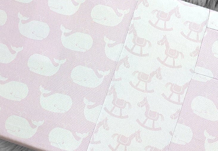 SALE IKEA Bankkamrat, Hemmahos, Stuva Bench Pad Cover Baby Pink Patchwork