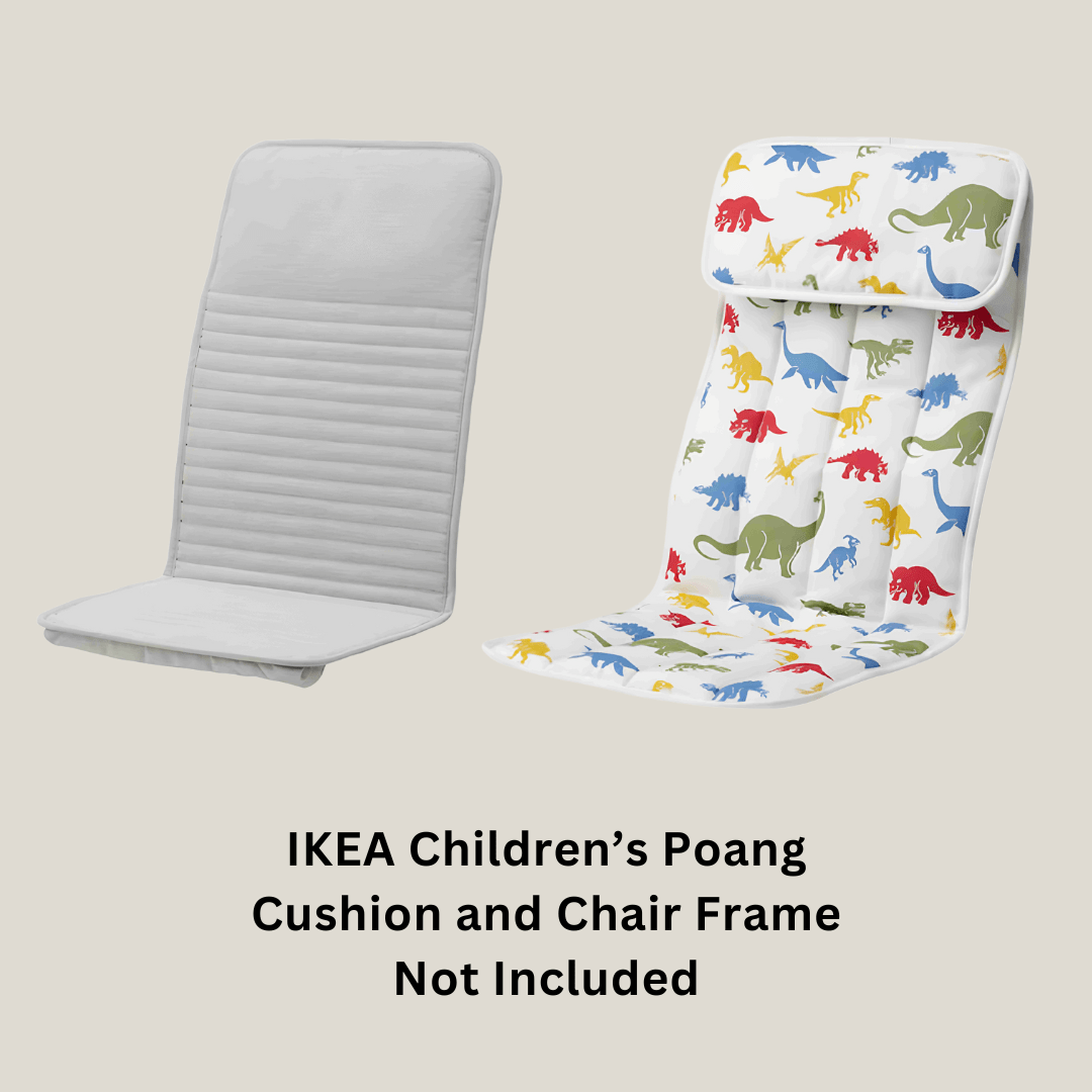 Yellow Stripe Cushion Cover, Compatible with IKEA Children's Poang