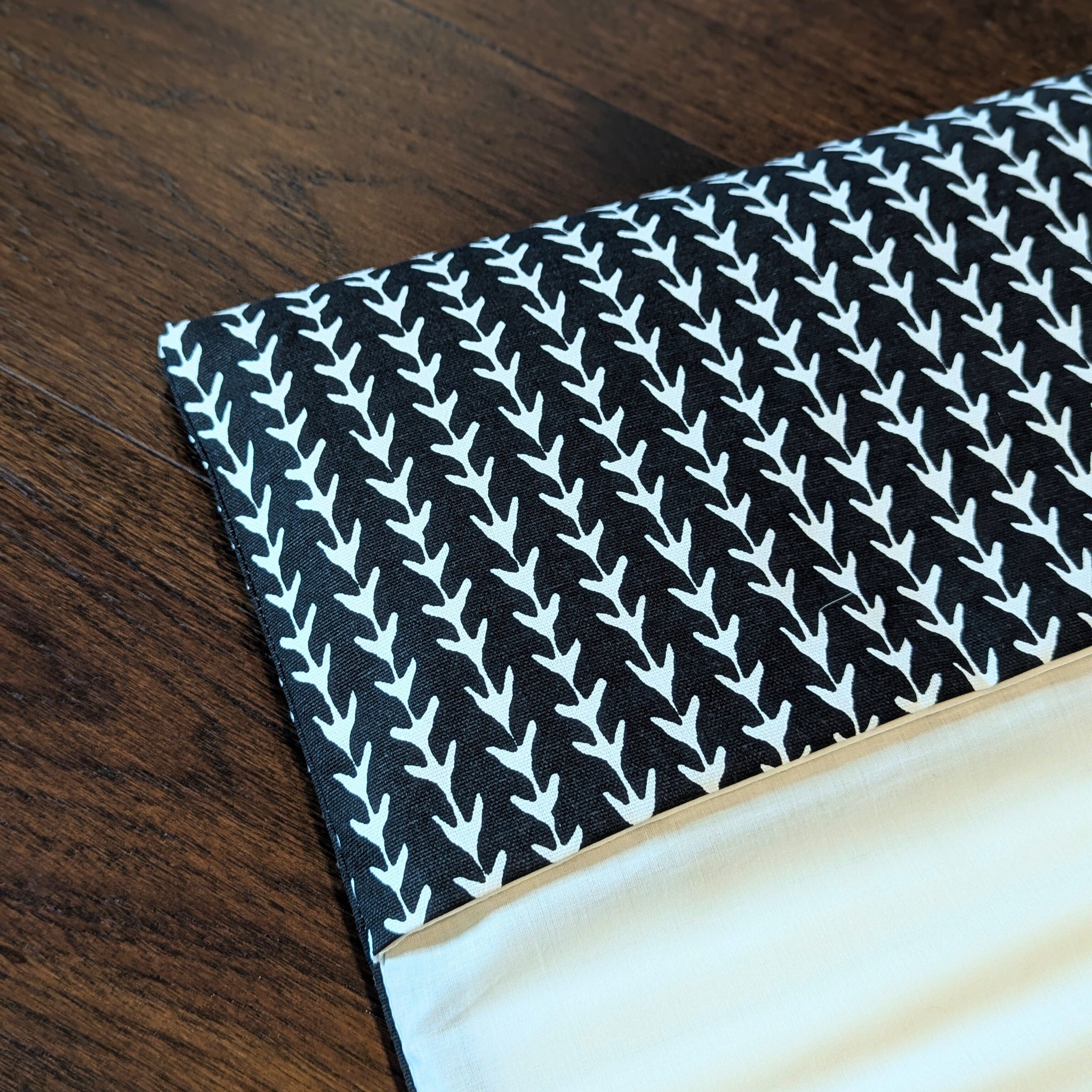 Black Vine Cotton Cushion Cover, Compatible with IKEA Children's Poang