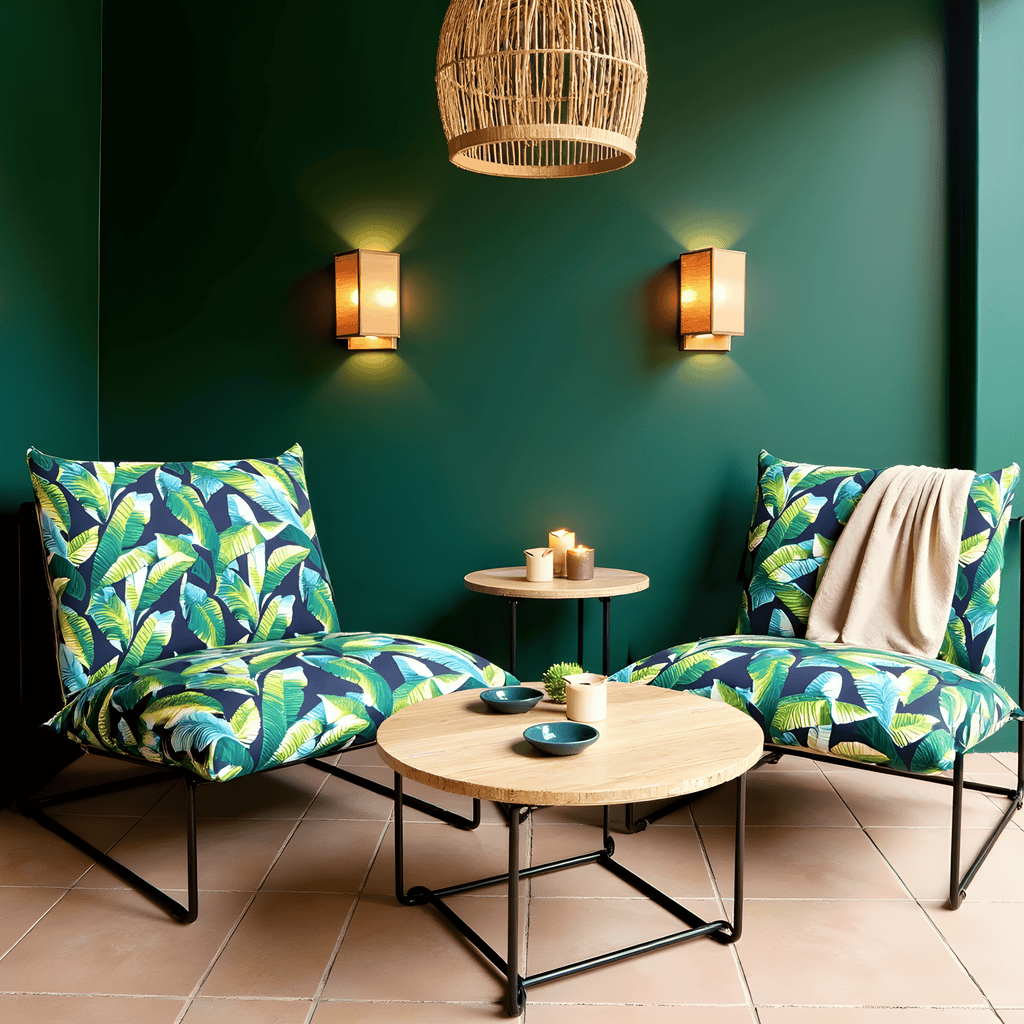 Blue Palms Outdoor Slipcovers, Compatible with IKEA Havsten