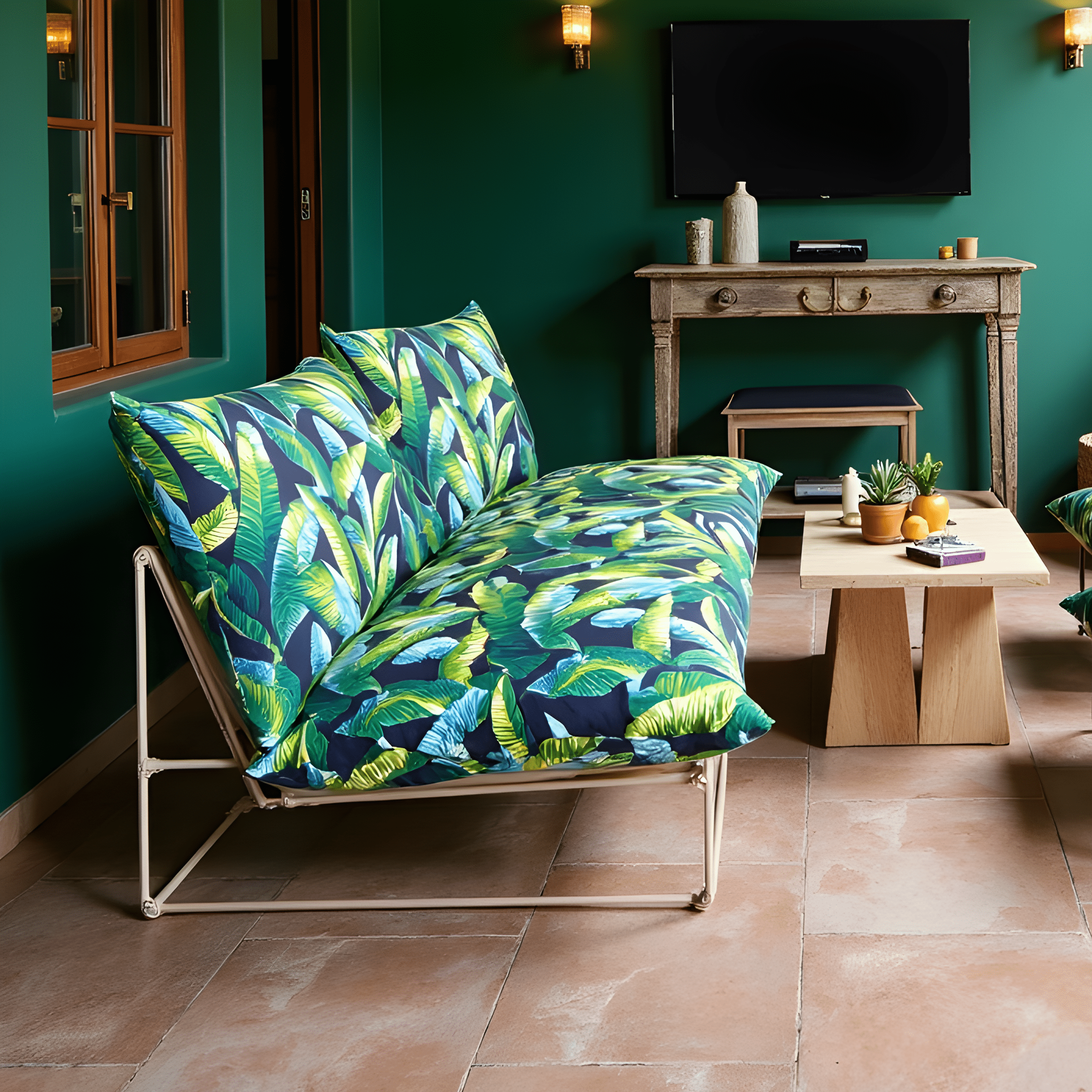 Blue Palms Outdoor Slipcovers, Compatible with IKEA Havsten