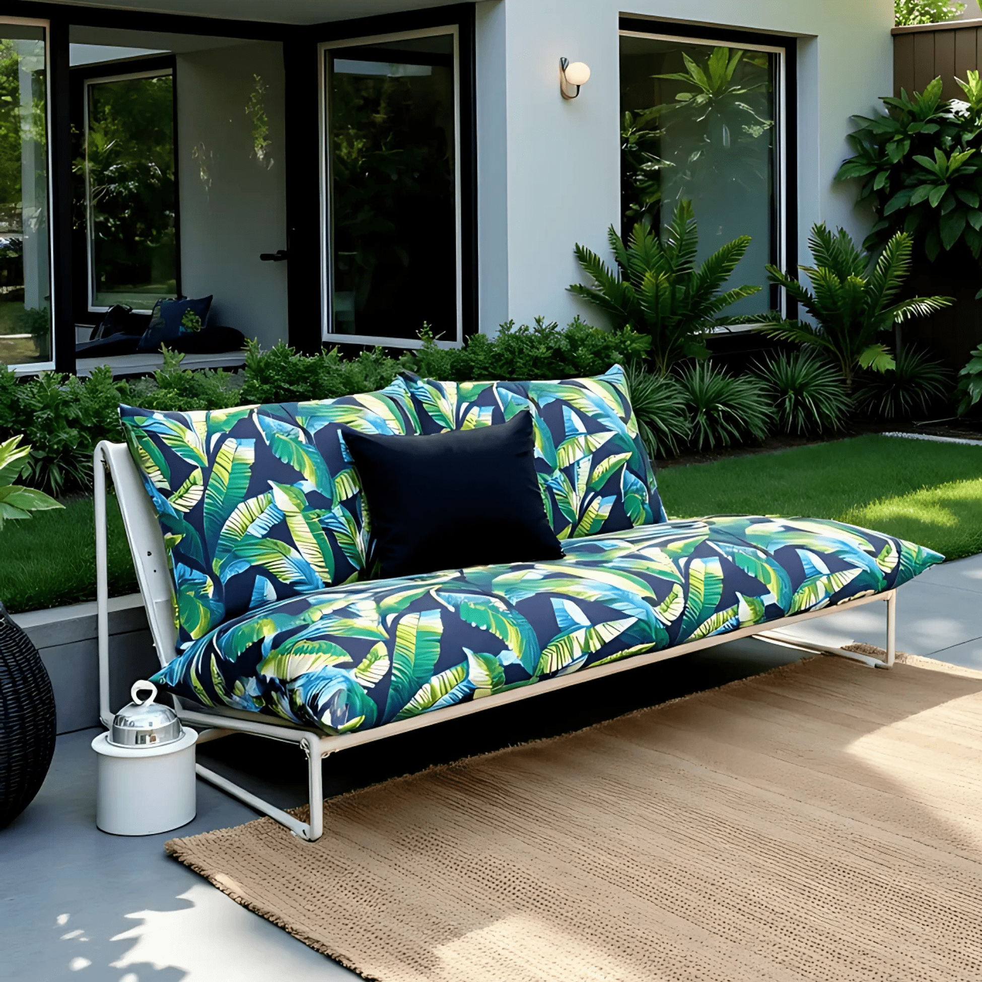 Blue Palms Outdoor Slipcovers, Compatible with IKEA Havsten