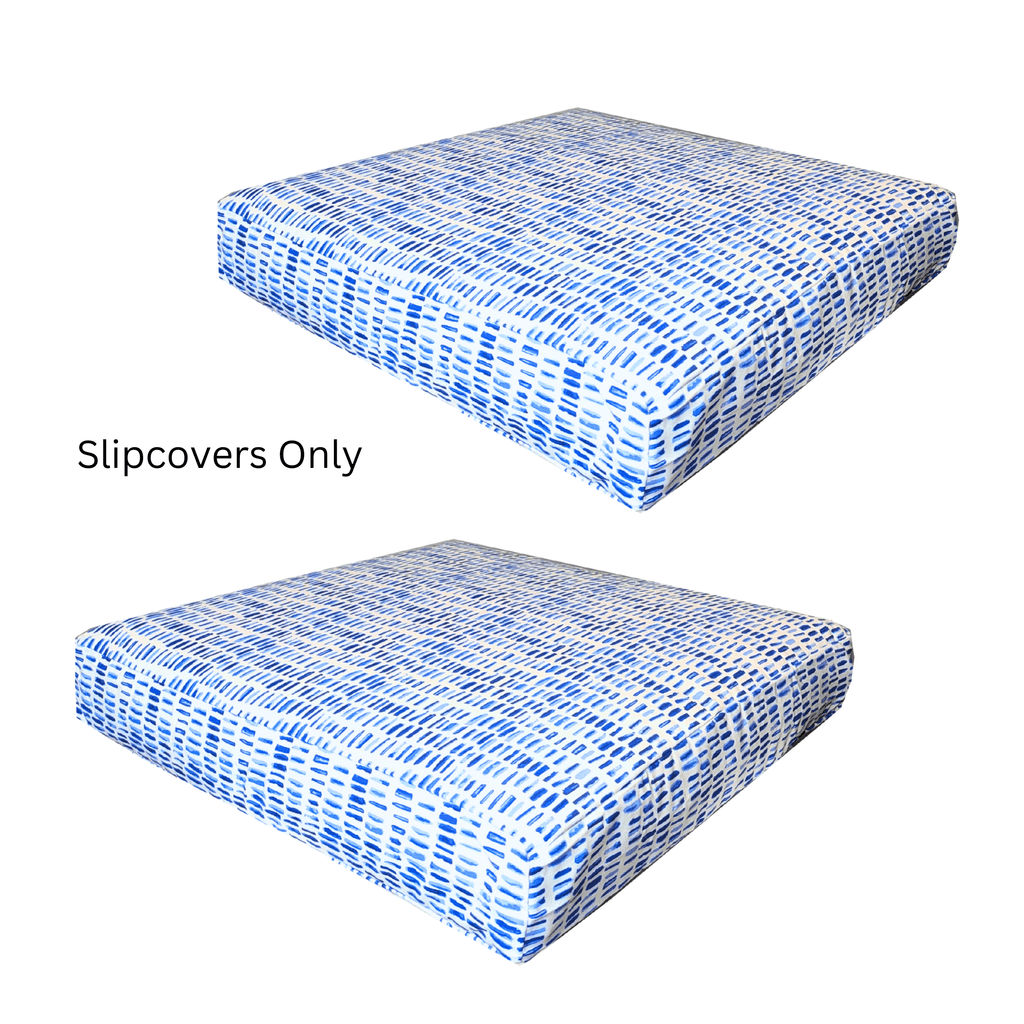 Blue Rain Outdoor Slip Covers, Compatible with IKEA Duvholmen