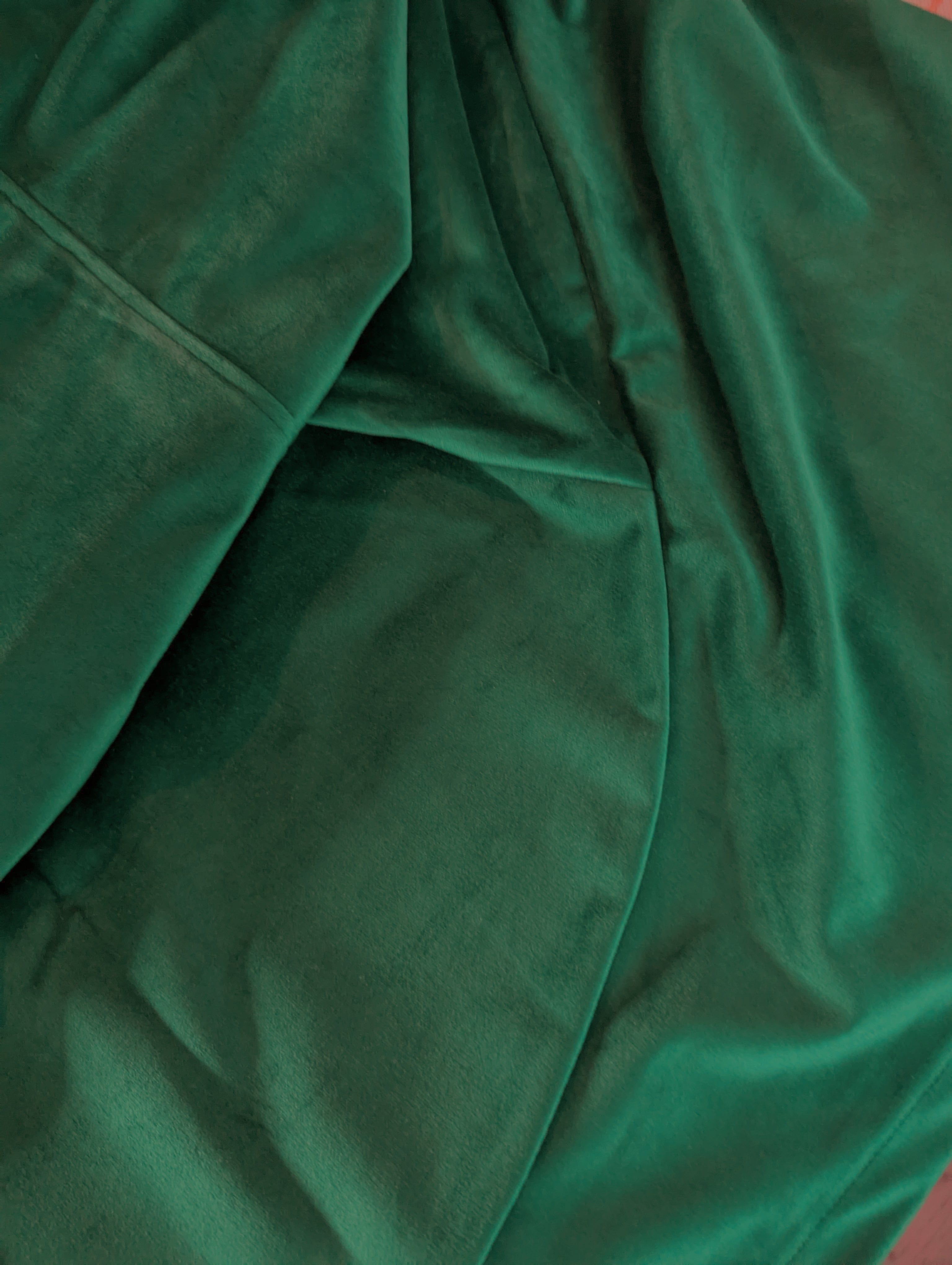 Dark Green Velvet Slipcover, Compatible with IKEA Skruvsta Chair – Luxe, Durable, and Custom-Fit