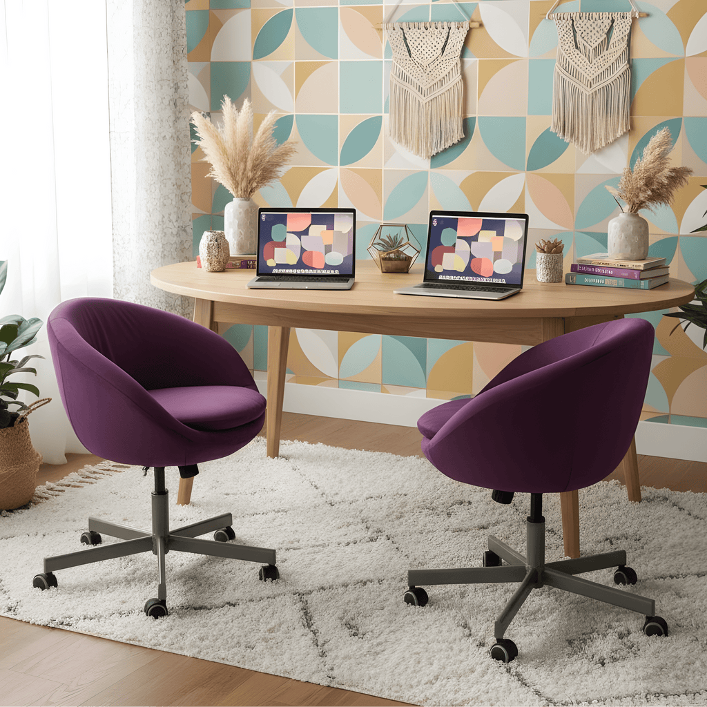 Lavender Velvet Slipcover Compatible with IKEA Skruvsta Chair – Luxurious, Stylish, and Functional