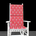 Red Arrows Rocking Chair Cushion, Kids Chair Covers
