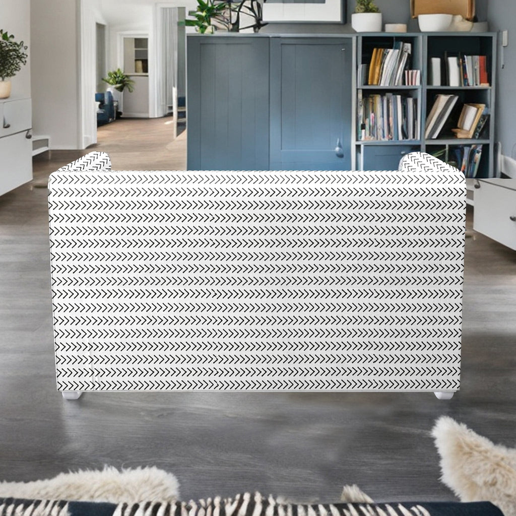 Boho Mudcloth Arrow Print Slipcover for IKEA Knopparp Sofa – Artistic, Modern, and Bold