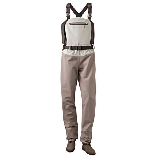 BASSDASH IMMERSE Women’s Breathable Stocking Foot Fishing Waders Waterproof Lightweight Chest Wader